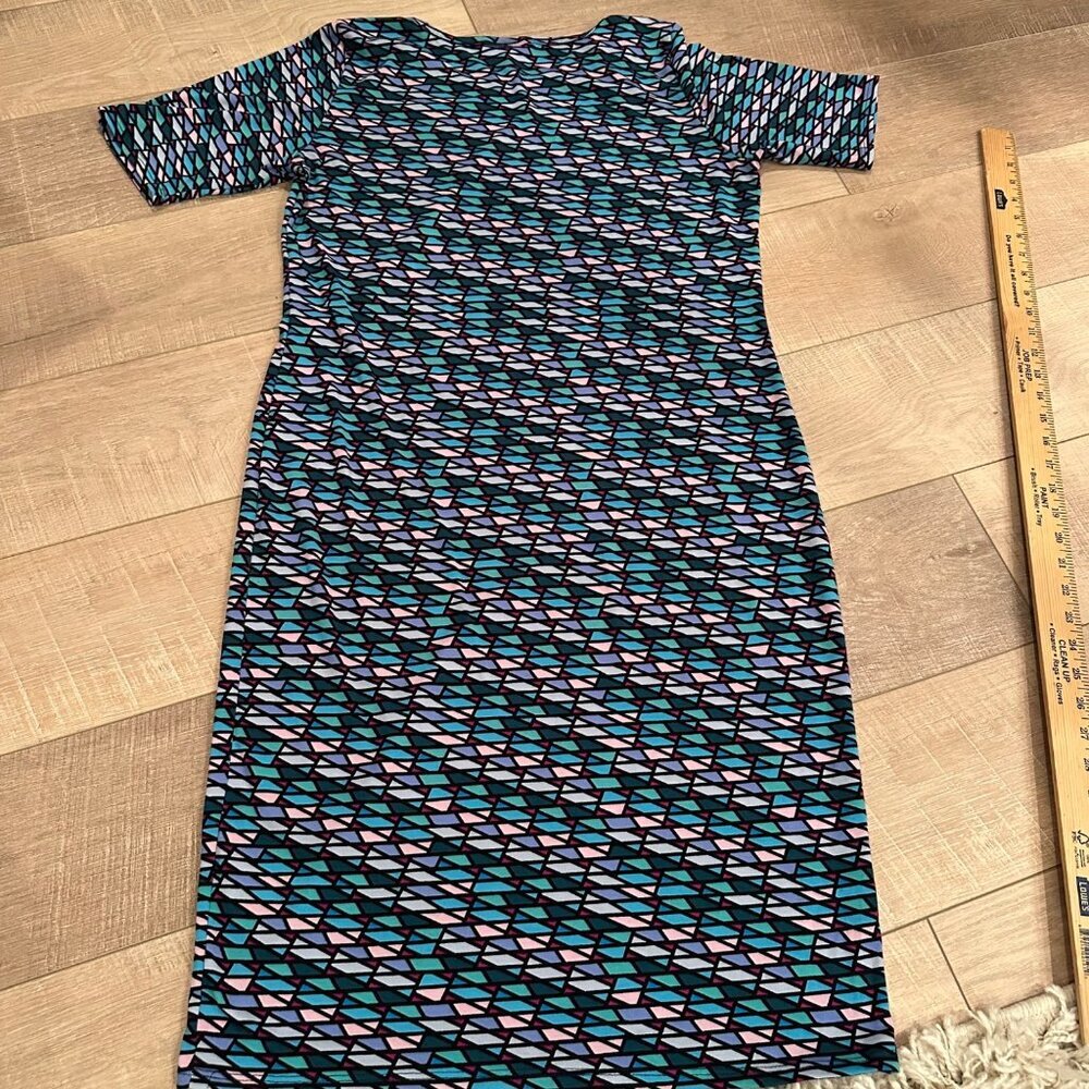 LULAROE WOMENS XL GEOMETRIC MULTICOLORED XL DRESS